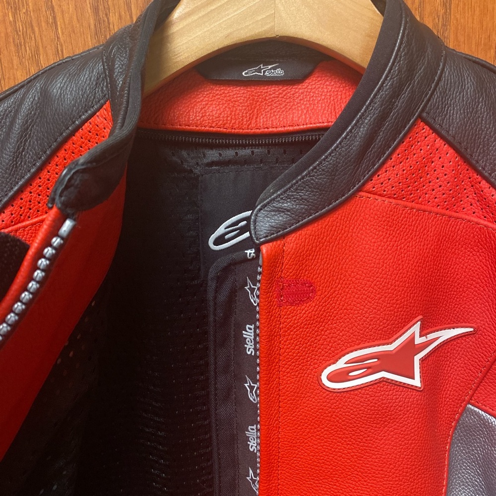 Alplinestars Leather Riding Jacket - Picture 3 of 4